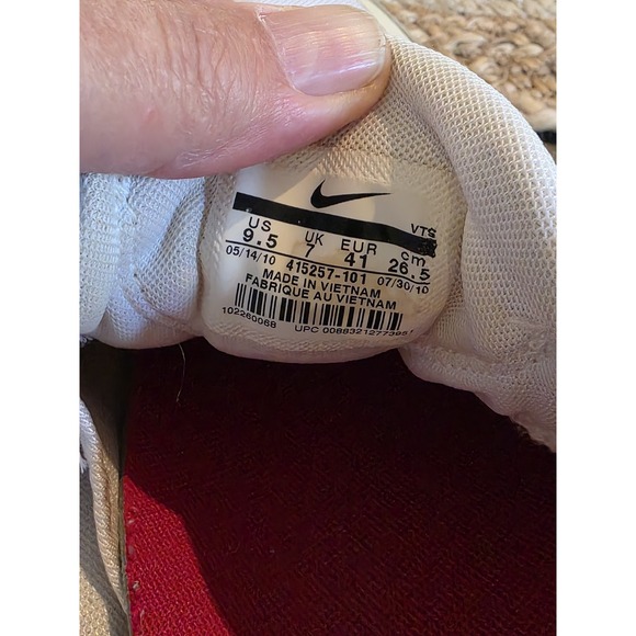 Nike XT Quick Fit Training Women's Size 9.5 #415257-101, White/Gray/Slvr Shoes - Picture 3 of 8